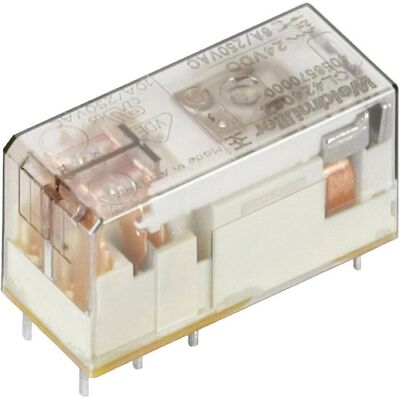 Weidmüller Schaltrelais 2W IP40 12,7x29x15,7mm 1989050000, Relais Weidmüller Schaltrelais 2W IP40 12,7x29x15,7mm 1989050000, Relais