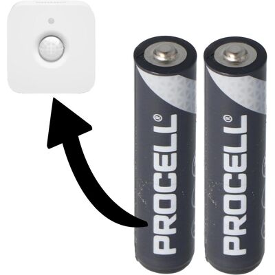 Duracell Batterie für Philips HUE Motion Indoor Sensor (2 Stk., AAA), Batterien + Akkus Duracell Batterie für Philips HUE Motion Indoor Sensor (2 Stk., AAA), Batterien + Akkus