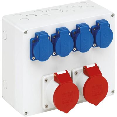 Spelsberg STG 024 Wand-Steckdosen-Gehäuse IP44 Spelsberg STG 024 Wand-Steckdosen-Gehäuse IP44