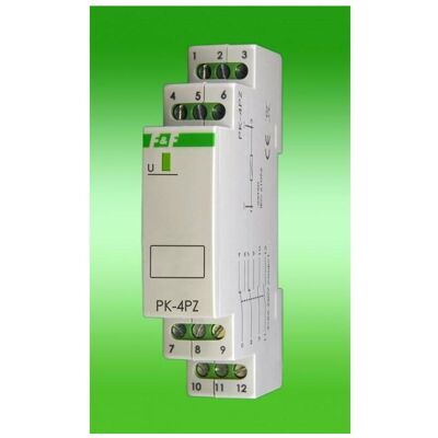 F&F PK-4PZ-230V elektromagnetisches Relais - 4x8A DIN-Montage F&F PK-4PZ-230V elektromagnetisches Relais - 4x8A DIN-Montage