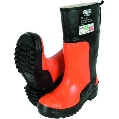 Oregon Gummistiefel, Yukon Schnittschutz Gummistiefel Klasse 3 mit Stahlkappe Gr. 39, Grau, (39) Oregon Gummistiefel, Yukon Schnittschutz Gummistiefel Klasse 3 mit Stahlkappe Gr. 39, Grau, (39)