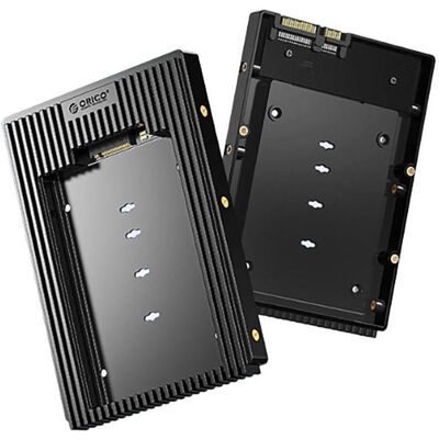 Orico D2NS-6G M.2 NGFF auf 3,5 Zoll Laufwerksadapter - Schwarz, SSD + Festplatte Zubehör Orico D2NS-6G M.2 NGFF auf 3,5 Zoll Laufwerksadapter - Schwarz, SSD + Festplatte Zubehör