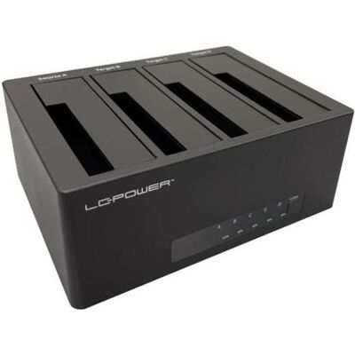 LC-Power LC-DOCK-U3-4B-V2 HDD Dockingstation 4x 2,5/3,5, SSD + Festplatte Zubehör LC-Power LC-DOCK-U3-4B-V2 HDD Dockingstation 4x 2,5/3,5, SSD + Festplatte Zubehör