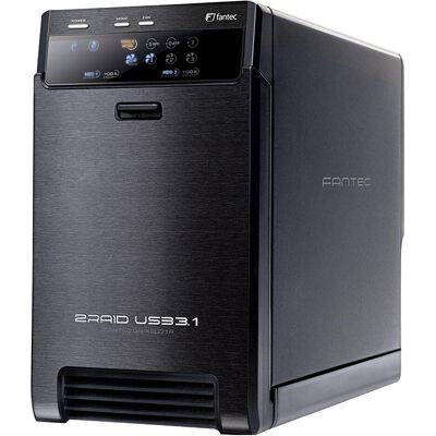 Fantec QB-X2U31z 2 x 3,5 SATA Raid HDD USB 3.1 (3.5"), Festplattengehäuse, Schwarz Fantec QB-X2U31z 2 x 3,5 SATA Raid HDD USB 3.1 (3.5"), Festplattengehäuse, Schwarz