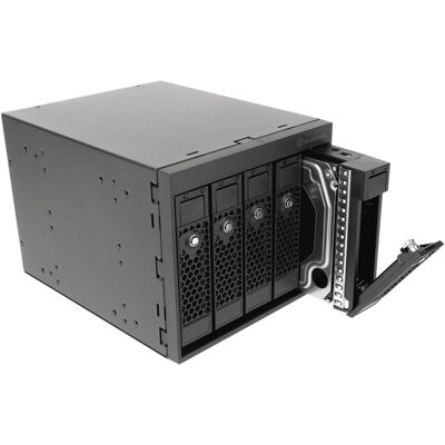 Silverstone SST-FS305B-E - Three 5.25" device bay to five 3.5" SAS-12G / SATA 6Gbit/s hot-swap adapt, SSD + Festplatte Zubehör Silverstone SST-FS305B-E - Three 5.25" device bay to five 3.5" SAS-12G / SATA 6Gbit/s hot-swap adapt, SSD + Festplatte Zubehör