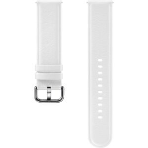 Samsung Lederband (20 mm, 41 mm, 42 mm, Echtleder), Uhrenarmband, Weiss Samsung Lederband (20 mm, 41 mm, 42 mm, Echtleder), Uhrenarmband, Weiss