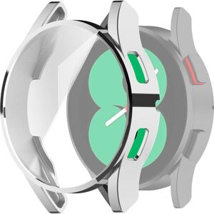 Cover-Discount Galaxy Watch 4 42mm - Gummi Schutz Case silber, Smartwatch Zubehör, Silber Cover-Discount Galaxy Watch 4 42mm - Gummi Schutz Case silber, Smartwatch Zubehör, Silber
