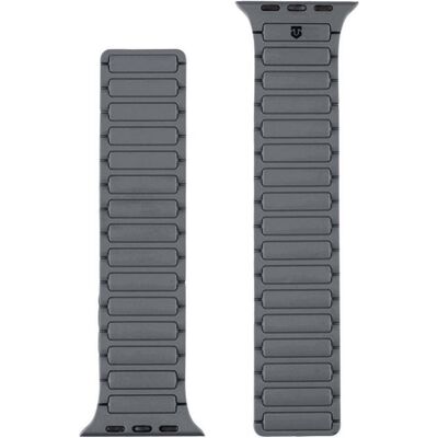 Source Tactical MagBand für Apple Watch 42/44/45/49 Grau/Orange - Uhrenarmband Source Tactical MagBand für Apple Watch 42/44/45/49 Grau/Orange - Uhrenarmband