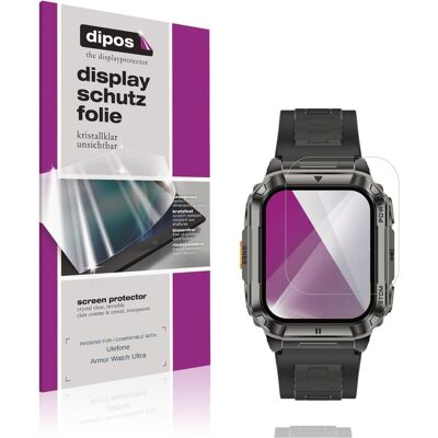 Dipos Schutzfolie Klar f??r Ulefone Armor Watch Ultra, Smartwatch Schutzfolie, Transparent Dipos Schutzfolie Klar f??r Ulefone Armor Watch Ultra, Smartwatch Schutzfolie, Transparent