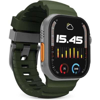 Puro IncARMORInc Ersatzarmband für Apple Watch 42-49mm (Silikon), Uhrenarmband, Grün Puro IncARMORInc Ersatzarmband für Apple Watch 42-49mm (Silikon), Uhrenarmband, Grün
