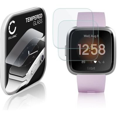 Cellonic Displayschutzglas (generisch) für FitBit Versa Lite, Smartwatch Schutzfolie, Transparent Cellonic Displayschutzglas (generisch) für FitBit Versa Lite, Smartwatch Schutzfolie, Transparent