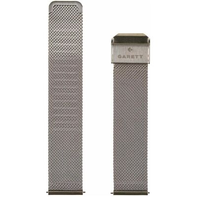 Garett univerzální řemínek 18 mm, stříbrný kovový, typ Mesh, Smartwatch Zubehör, Silber Garett univerzální řemínek 18 mm, stříbrný kovový, typ Mesh, Smartwatch Zubehör, Silber