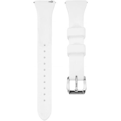 Connect 22mm T-buckle Silicone Loop (130mm M/L) (22 mm, Silicone), Uhrenarmband, Weiss Connect 22mm T-buckle Silicone Loop (130mm M/L) (22 mm, Silicone), Uhrenarmband, Weiss