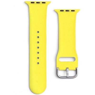 Hurtel Silicone Strap APS Silicone Band for Watch 9 / 8 / 7 / 6 / 5 / 4 / 3 / 2 / SE (41 / 40 / 38mm) Strap (Silikon), Uhrenarmband, Gelb Hurtel Silicone Strap APS Silicone Band for Watch 9 / 8 / 7 / 6 / 5 / 4 / 3 / 2 / SE (41 / 40 / 38mm) Strap (Silikon), Uhrenarmband, Gelb