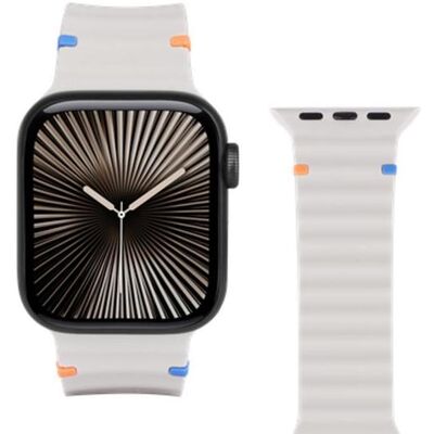 Just in Case Watchstrap für smartwatch (Silicone), Uhrenarmband, Weiss Just in Case Watchstrap für smartwatch (Silicone), Uhrenarmband, Weiss