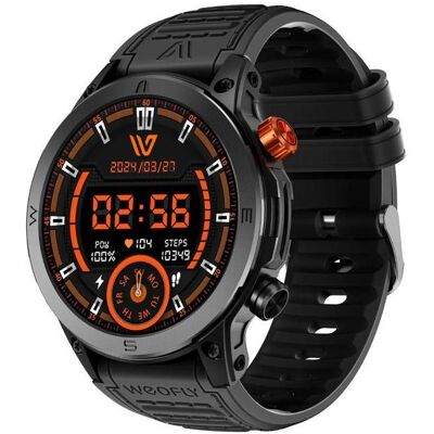 Burga Smartwatch Weofly Conquer schwarz (36.30 mm, ohne SIM), Smartwatch Burga Smartwatch Weofly Conquer schwarz (36.30 mm, ohne SIM), Smartwatch