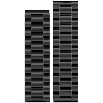 Aligator Ersatz-Metallarmband für Watch Pro und Watch Pro X 22mm / schwarz (22 mm, Metall), Uhrenarmband, Schwarz Aligator Ersatz-Metallarmband für Watch Pro und Watch Pro X 22mm / schwarz (22 mm, Metall), Uhrenarmband, Schwarz