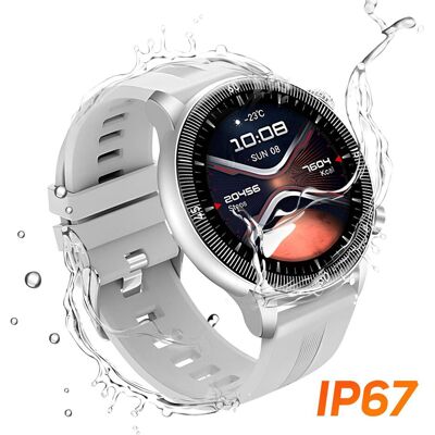 Hoco Other Computer Accessory Smartwatch 1,46" TFT IP67 with call function Y31 silver (46 mm, ohne SIM), Smartwatch Hoco Other Computer Accessory Smartwatch 1,46" TFT IP67 with call function Y31 silver (46 mm, ohne SIM), Smartwatch