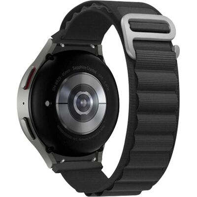 Bigben Uhrenarmband für Galaxy Watch Alpine Buckle Schwarz (20 mm, Nylon), Uhrenarmband, Schwarz Bigben Uhrenarmband für Galaxy Watch Alpine Buckle Schwarz (20 mm, Nylon), Uhrenarmband, Schwarz