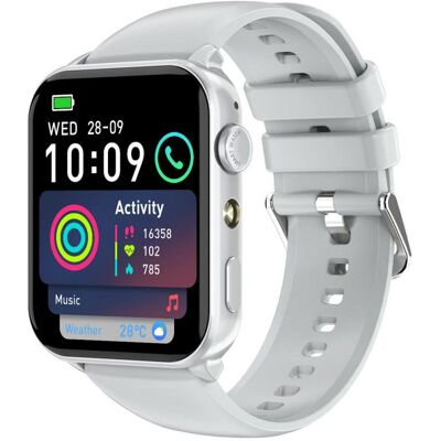 Blackview R30 Max (Montre connectée - 1.91" - Appels bluetooth) Argent, Smartwatch Blackview R30 Max (Montre connectée - 1.91" - Appels bluetooth) Argent, Smartwatch