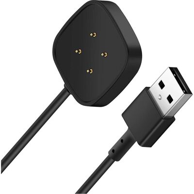 Avizar Fitbit Ladegerät - Versa 4/3, Sense, Magnetisch, 1m Schwarz Avizar Fitbit Ladegerät - Versa 4/3, Sense, Magnetisch, 1m Schwarz