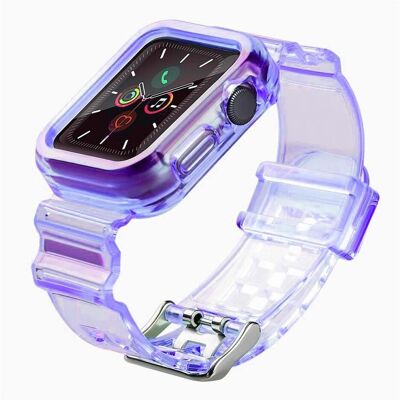 Hurtel Strap Light Set Ersatzband Gehäuse für Watch 3 42mm / Watch 2 42mm lila (TPU), Uhrenarmband, Violett Hurtel Strap Light Set Ersatzband Gehäuse für Watch 3 42mm / Watch 2 42mm lila (TPU), Uhrenarmband, Violett