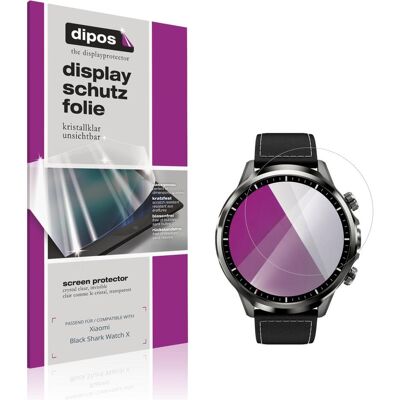Dipos Schutzfolie Klar f??r Xiaomi Black Shark Watch X, Smartwatch Schutzfolie, Transparent Dipos Schutzfolie Klar f??r Xiaomi Black Shark Watch X, Smartwatch Schutzfolie, Transparent