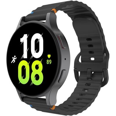 Just in Case ActiveFlex Strap - Galaxy Watch 20mm - Black (20 mm, Silikon), Uhrenarmband, Schwarz Just in Case ActiveFlex Strap - Galaxy Watch 20mm - Black (20 mm, Silikon), Uhrenarmband, Schwarz