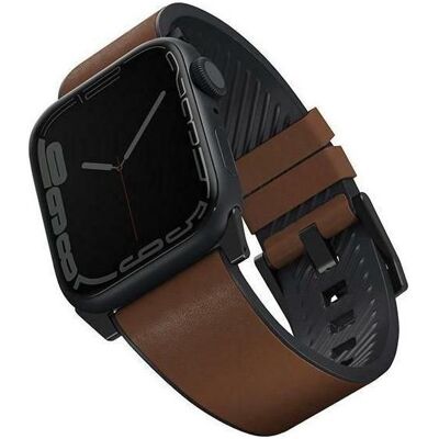 Uniq Apple Watch Hybrid Leder Silikon Armband - Smartwatch Zubehör Uniq Apple Watch Hybrid Leder Silikon Armband - Smartwatch Zubehör