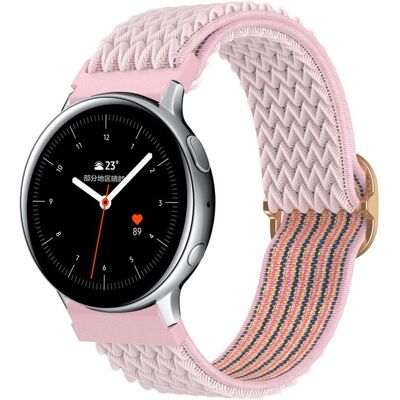 Cadorabo Armband für Samsung Galaxy Gear (22 mm, Nylon), Uhrenarmband, Rosa Cadorabo Armband für Samsung Galaxy Gear (22 mm, Nylon), Uhrenarmband, Rosa