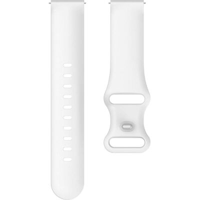 Cadorabo Armband für Samsung Galaxy Gear (22 mm, Silikon), Uhrenarmband, Weiss Cadorabo Armband für Samsung Galaxy Gear (22 mm, Silikon), Uhrenarmband, Weiss