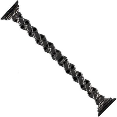 EKO Armband für Apple Watch 38/40mm Baroque (22 mm, Edelstahl), Uhrenarmband, Schwarz EKO Armband für Apple Watch 38/40mm Baroque (22 mm, Edelstahl), Uhrenarmband, Schwarz