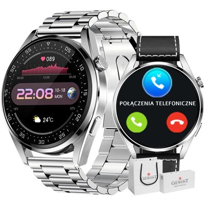 Giewont Smartwatch GW450-5 Silber - Gesundheit & Sport Giewont Smartwatch GW450-5 Silber - Gesundheit & Sport