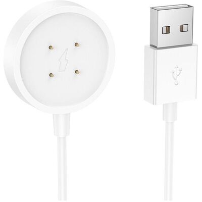 Hoco Cable smartwatch charging cable Y24 0,6 m white, Smartwatch Zubehör, Weiss Hoco Cable smartwatch charging cable Y24 0,6 m white, Smartwatch Zubehör, Weiss