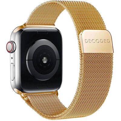 Decoded Milanaise-Armband für Apple Watch 44 / 45 / 46 / 49mm aus Edelstahl, Uhrenarmband Decoded Milanaise-Armband für Apple Watch 44 / 45 / 46 / 49mm aus Edelstahl, Uhrenarmband