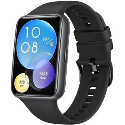 Fixed Silikone rem til Huawei Watch FIT2 Sort (Silikon), Uhrenarmband, Schwarz Fixed Silikone rem til Huawei Watch FIT2 Sort (Silikon), Uhrenarmband, Schwarz