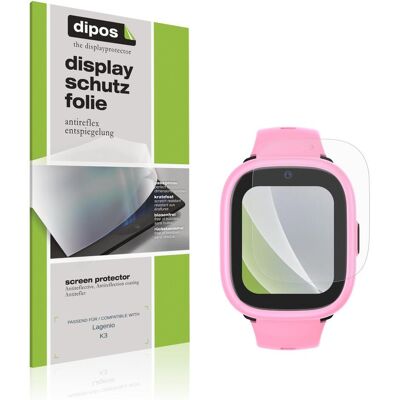 Dipos Schutzfolie Matt f??r Lagenio K3, Smartwatch Schutzfolie Dipos Schutzfolie Matt f??r Lagenio K3, Smartwatch Schutzfolie