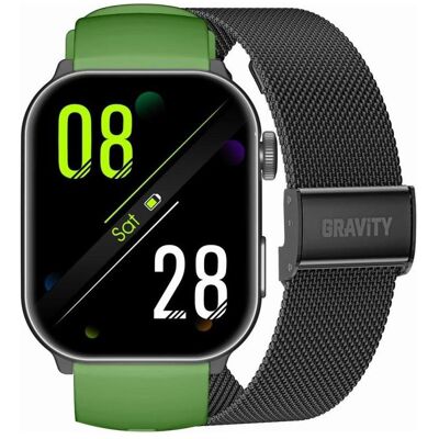 Gravity SMARTWATCH UNISEX GT28-4 - ROZMOWY BLUETOOTH, DODATKOWY PASEK (sg037d) (50 mm, ohne SIM), Smartwatch Gravity SMARTWATCH UNISEX GT28-4 - ROZMOWY BLUETOOTH, DODATKOWY PASEK (sg037d) (50 mm, ohne SIM), Smartwatch