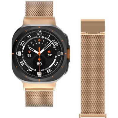 Just in Case Watchstrap für smartwatch (Edelstahl), Uhrenarmband, Silber, Rosa Just in Case Watchstrap für smartwatch (Edelstahl), Uhrenarmband, Silber, Rosa