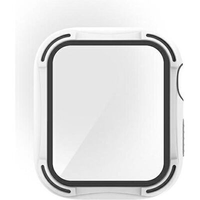 Uniq etui Torres Apple Watch Series 4/5/6/SE 44mm. biały/dove white (TPU), Uhrenarmband, Weiss Uniq etui Torres Apple Watch Series 4/5/6/SE 44mm. biały/dove white (TPU), Uhrenarmband, Weiss