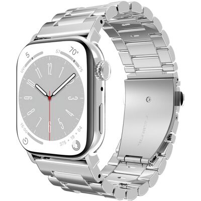 Just in Case Watchstrap für smartwatch (Edelstahl, Stainless Steel), Uhrenarmband, Silber Just in Case Watchstrap für smartwatch (Edelstahl, Stainless Steel), Uhrenarmband, Silber