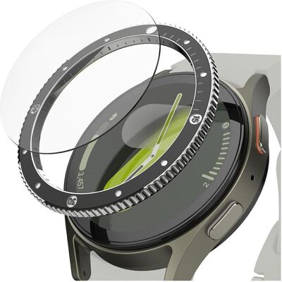 Ringke - Premium Bezel Styling - Samsung Galaxy Watch7 40mm - Black Pattern2 (CB-GW7-40-99), Smartwatch Zubehör, Schwarz Ringke - Premium Bezel Styling - Samsung Galaxy Watch7 40mm - Black Pattern2 (CB-GW7-40-99), Smartwatch Zubehör, Schwarz