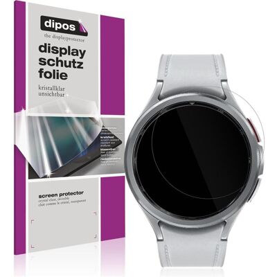 Dipos Schutzfolie Klar für Samsung Galaxy Watch 6 Classic 47mm, Smartwatch Schutzfolie, Transparent Dipos Schutzfolie Klar für Samsung Galaxy Watch 6 Classic 47mm, Smartwatch Schutzfolie, Transparent