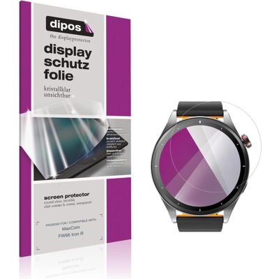 Dipos Schutzfolie Klar f??r MaxCom FW66 Iron R, Smartwatch Schutzfolie Dipos Schutzfolie Klar f??r MaxCom FW66 Iron R, Smartwatch Schutzfolie