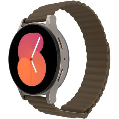 Just in Case Watchstrap für smartwatch (20 mm, Leder), Uhrenarmband, Braun Just in Case Watchstrap für smartwatch (20 mm, Leder), Uhrenarmband, Braun