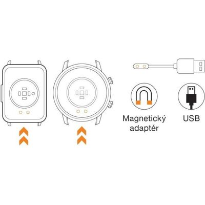 Aligator NabãJecã Magnetickã Adaptã‰R Pro Watch Pro / Watch Life, Smartwatch Zubehör, Schwarz Aligator NabãJecã Magnetickã Adaptã‰R Pro Watch Pro / Watch Life, Smartwatch Zubehör, Schwarz