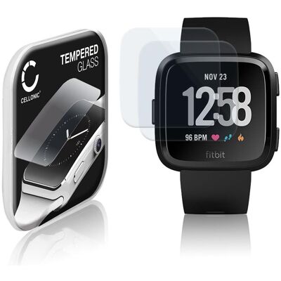 Cellonic Displayschutzglas (generisch) für FitBit Versa, Smartwatch Schutzfolie, Transparent Cellonic Displayschutzglas (generisch) für FitBit Versa, Smartwatch Schutzfolie, Transparent