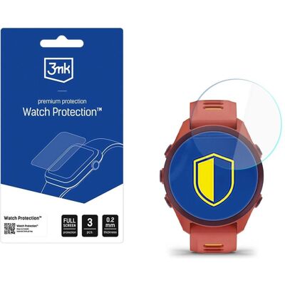 3MK Garmin Forerunner 70/ 170/ 170 Music - Watch Protection FlexibleGlass, Smartwatch Zubehör, Transparent 3MK Garmin Forerunner 70/ 170/ 170 Music - Watch Protection FlexibleGlass, Smartwatch Zubehör, Transparent