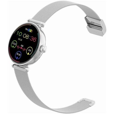 Gravity Smartwatch Silver White 2 Straps GT26-8 (40 mm, ohne SIM), Smartwatch Gravity Smartwatch Silver White 2 Straps GT26-8 (40 mm, ohne SIM), Smartwatch