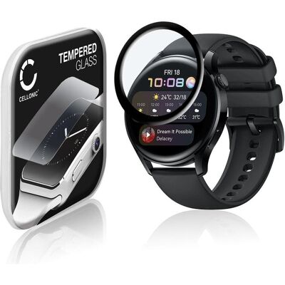 Cellonic Displayschutzglas (generisch) für Huawei Watch 3 - 46mm, Smartwatch Schutzfolie, Transparent Cellonic Displayschutzglas (generisch) für Huawei Watch 3 - 46mm, Smartwatch Schutzfolie, Transparent